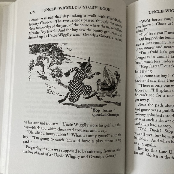 3/$20 Uncle Wiggly’s Story Book by Howard R. Garis Hardcover Book - Picture 8 of 9